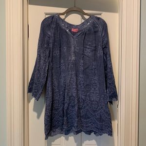 Ruby Yaya blue shirt, size Medium